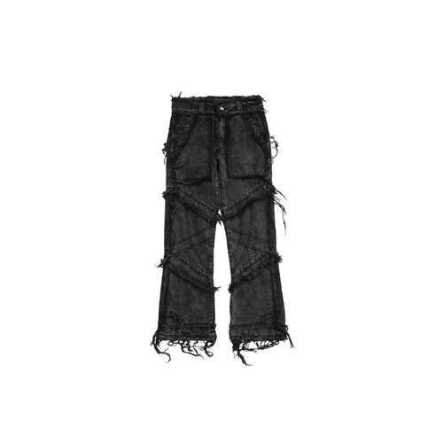 Fringy Raw Edge Jeans