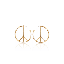 Peace Sign Premium Earrings