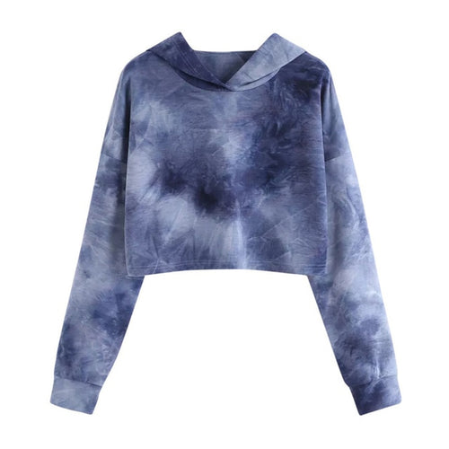 Mellow Tie - Dye Crop Hoodie